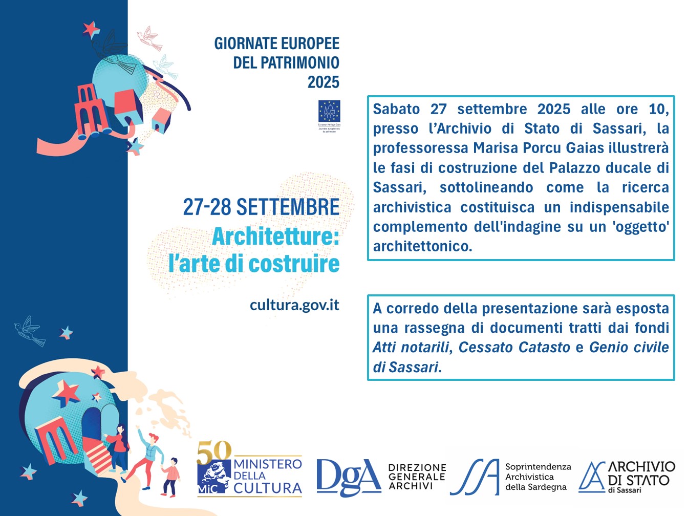 Architetture: l'arte di costruire. Il Palazzo ducale di Sassari